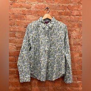 J. Crew x Liberty of London Fabric Women’s Button Down Blouse Size 12